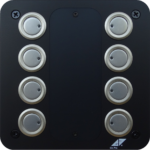 TAB 8 - Aluminium schwarz eloxiert